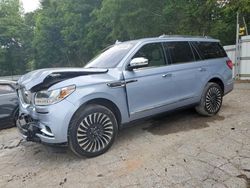 Salvage cars for sale at Austell, GA auction: 2018 Lincoln Navigator Black Label
