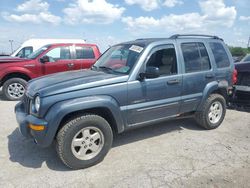 Salvage cars for sale from Copart Indianapolis, IN: 2002 Jeep Liberty Limited