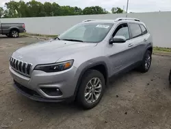 Jeep salvage cars for sale: 2021 Jeep Cherokee Latitude LUX