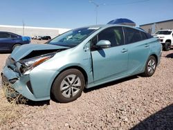 Salvage cars for sale at auction: 2017 Toyota Prius