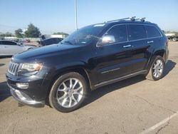 Salvage cars for sale from Copart Moraine, OH: 2014 Jeep Grand Cherokee Summit