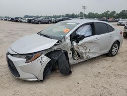 Salvage cars for sale at Houston, TX auction: 2022 Toyota Corolla LE