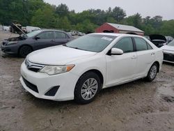 Salvage cars for sale from Copart Mendon, MA: 2013 Toyota Camry L