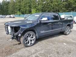 Salvage cars for sale from Copart Graham, WA: 2019 Dodge RAM 1500 Limited