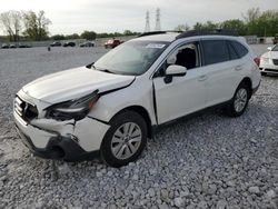 Salvage cars for sale at Barberton, OH auction: 2018 Subaru Outback 2.5I Premium