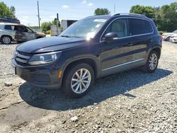 Vehiculos salvage en venta de Copart Mebane, NC: 2017 Volkswagen Tiguan Wolfsburg