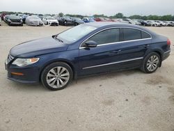 Salvage cars for sale from Copart San Antonio, TX: 2012 Volkswagen CC Sport