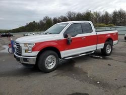 Salvage trucks for sale at Brookhaven, NY auction: 2016 Ford F150 Super Cab