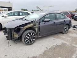 Honda Civic exl salvage cars for sale: 2015 Honda Civic EXL