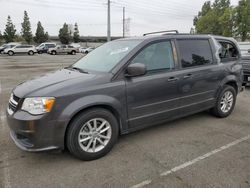 Salvage cars for sale from Copart Rancho Cucamonga, CA: 2016 Dodge Grand Caravan SXT