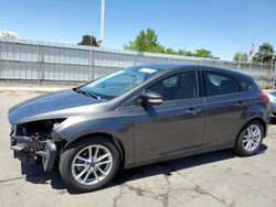 Salvage cars for sale at Littleton, CO auction: 2016 Ford Focus SE