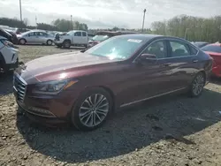 Salvage cars for sale at East Granby, CT auction: 2016 Hyundai Genesis 3.8L