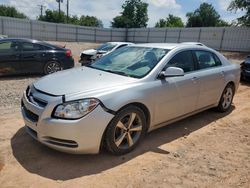 Salvage cars for sale at Oklahoma City, OK auction: 2012 Chevrolet Malibu 1LT