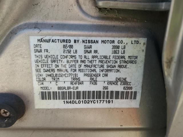 2000 Nissan Altima XE