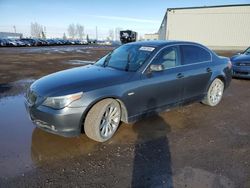 Salvage cars for sale at Rocky View County, AB auction: 2007 BMW 550 I