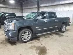Salvage cars for sale at Des Moines, IA auction: 2017 Chevrolet Silverado K1500 High Country