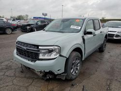 Salvage cars for sale at Woodhaven, MI auction: 2022 Ford Maverick XL