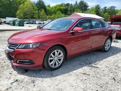 Salvage cars for sale at Mendon, MA auction: 2018 Chevrolet Impala LT