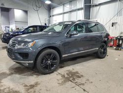 Salvage cars for sale at Ham Lake, MN auction: 2015 Volkswagen Touareg V6