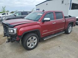 Salvage cars for sale from Copart Mcfarland, WI: 2018 GMC Sierra K1500 SLT