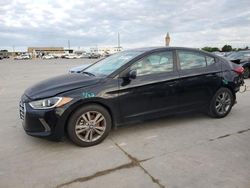 Salvage cars for sale at Grand Prairie, TX auction: 2017 Hyundai Elantra SE