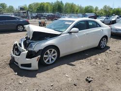 Salvage cars for sale from Copart Chalfont, PA: 2014 Cadillac ATS