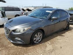 Salvage cars for sale at Elgin, IL auction: 2015 Mazda 3 Sport