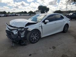 Salvage cars for sale from Copart Orlando, FL: 2021 Toyota Camry XLE