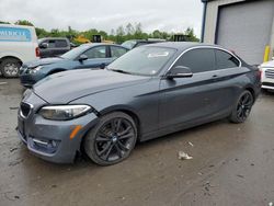 Salvage cars for sale at Duryea, PA auction: 2015 BMW 228 XI Sulev