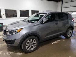 Salvage cars for sale at Blaine, MN auction: 2016 KIA Sportage LX