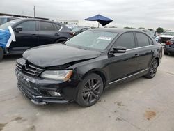 Salvage cars for sale at Grand Prairie, TX auction: 2018 Volkswagen Jetta SEL