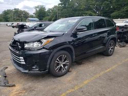 Toyota Highlander salvage cars for sale: 2018 Toyota Highlander LE