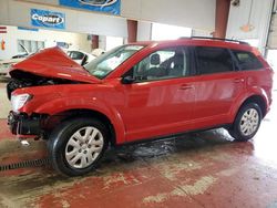 Salvage cars for sale from Copart Angola, NY: 2016 Dodge Journey SE