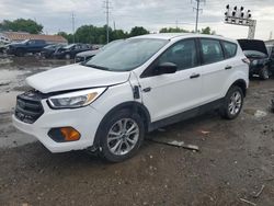 Salvage cars for sale from Copart Columbus, OH: 2017 Ford Escape S