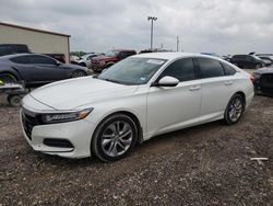Salvage cars for sale from Copart Temple, TX: 2018 Honda Accord LX