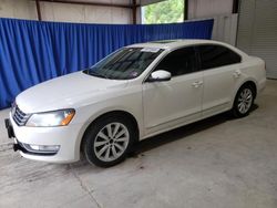 Salvage cars for sale at Hurricane, WV auction: 2013 Volkswagen Passat SEL