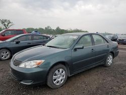 Salvage cars for sale at Des Moines, IA auction: 2002 Toyota Camry LE