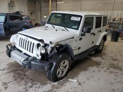 Salvage cars for sale at York Haven, PA auction: 2014 Jeep Wrangler Unlimited Sahara