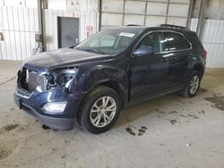 Salvage cars for sale at Des Moines, IA auction: 2017 Chevrolet Equinox LT