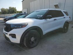Salvage cars for sale at Apopka, FL auction: 2021 Ford Explorer Police Interceptor