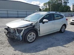 Salvage cars for sale at Gastonia, NC auction: 2017 Subaru Impreza Premium Plus