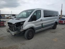Salvage trucks for sale at Grand Prairie, TX auction: 2015 Ford Transit T-350