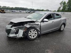 Salvage cars for sale at Dunn, NC auction: 2012 Mazda 3 I