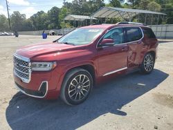 GMC salvage cars for sale: 2020 GMC Acadia Denali