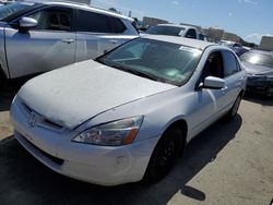 Salvage cars for sale from Copart Martinez, CA: 2003 Honda Accord LX