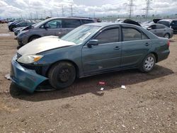 Salvage cars for sale at Elgin, IL auction: 2002 Toyota Camry LE