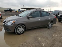 Salvage cars for sale at Temple, TX auction: 2016 Nissan Versa S
