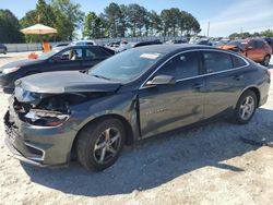 Carros salvage a la venta en subasta: 2017 Chevrolet Malibu LS