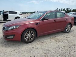 Salvage cars for sale at Houston, TX auction: 2013 KIA Optima EX