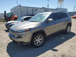 Salvage cars for sale at Chicago Heights, IL auction: 2018 Jeep Cherokee Latitude Plus